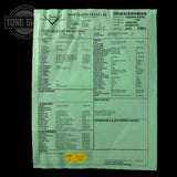 Spec sheet for Fender 1968 Stratocaster DLX Closet Classic Maple Neck Aged Vintage White.