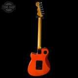 Back of Used Reverend Reeves Gabrels Signature Flame Orange.