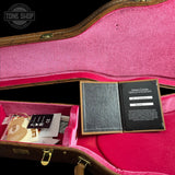 Case and certs for Used 2004 Gibson Custom Shop 1959 Les Paul Standard Cherry Burst.