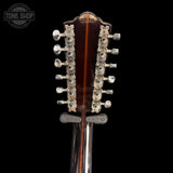 Back of headstock of Vintage 1978 Guild D-212.