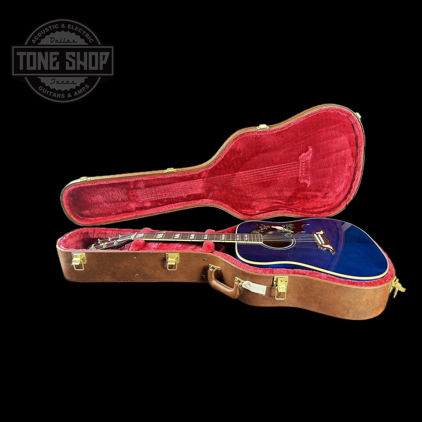 Gibson Custom Shop M2M Dove Original Viper Blue in case.