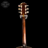 Back of headstock of Used Epiphone Slash Signature J-45 November Burst.