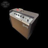 Left side of Vintage 1964 Gibson Falcon Combo Guitar Amplifier TSS7179.