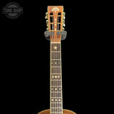 Headstock of Used Washburn WP55NS-D Koa Parlor Guitar TSS7077.