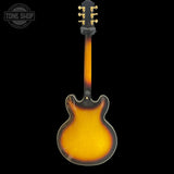 Back of Used 2024 Epiphone Sheridan Sunburst TSS7736.