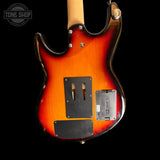 Back of body of Used Line 6 Variax JTV-69 w/Warmoth Plek'd Neck.