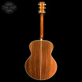 Back of Used 2023 Martin Custom Grand "J" Jumbo Sunburst TFW3239.