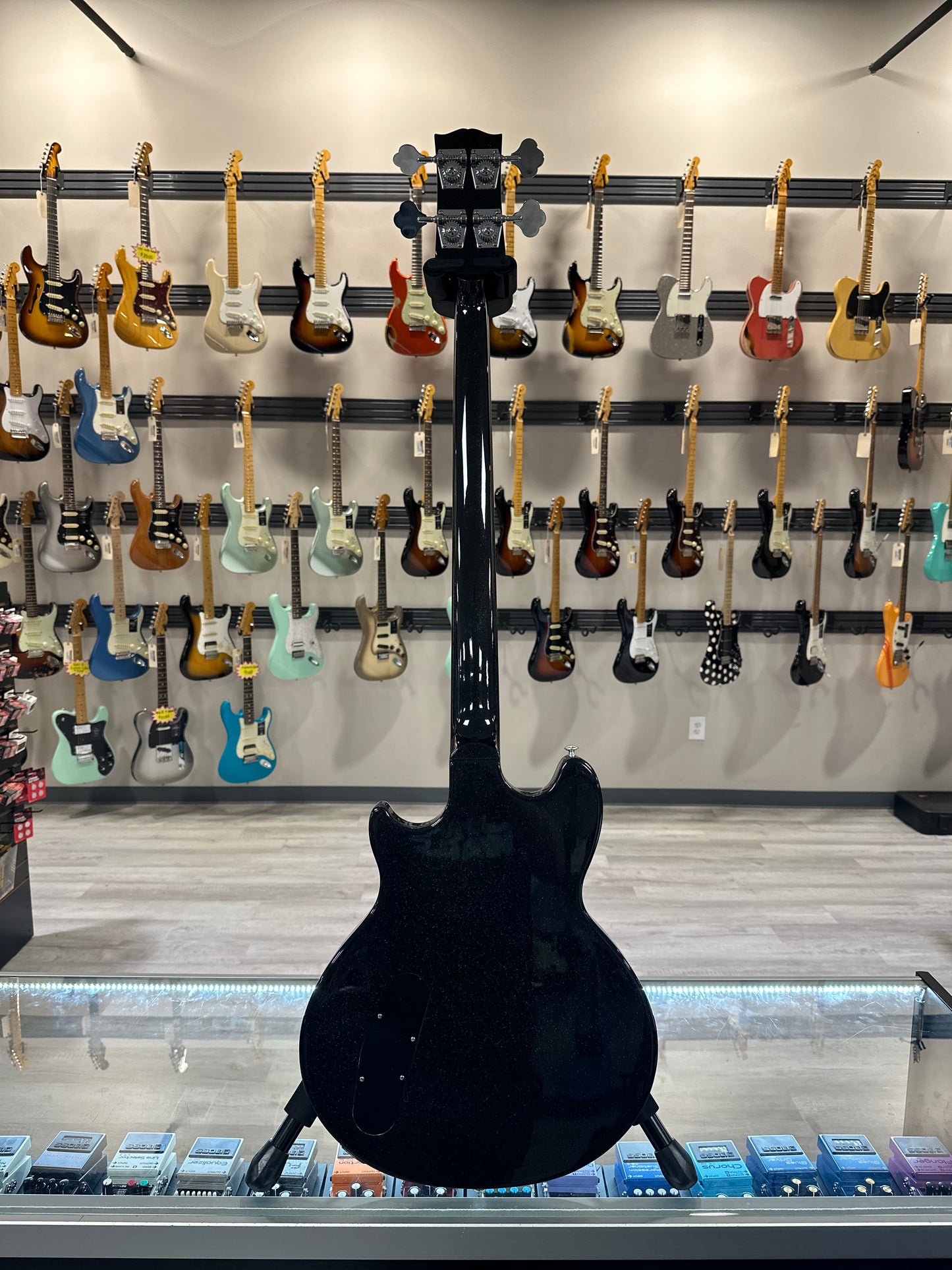Full back of Used Gibson Midtown Standard Bass Black Sparkle TSS4034