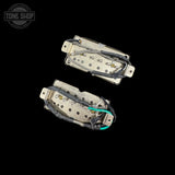 Bottom of Used Lindy Fralin P90 Nickel Pickup Set TSS7636.