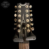 Headstock of Used 2007 Dean Boca Electric 12-String Black.