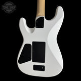 Back of body of Used 2022 Charvel Jim Root Signature Pro-Mod San Dimas Style 1 HH FR E White.