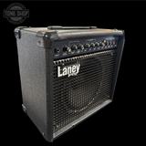 Laney Hardcore Max HCM30R Guitar amplifier with 'Laney' branding on a black background