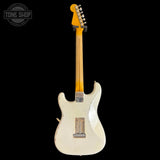 Back of Used Fender Custom Shop Ancho Pablano Stratocaster.