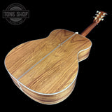 Back angle of Martin OM 20th Century Limited.