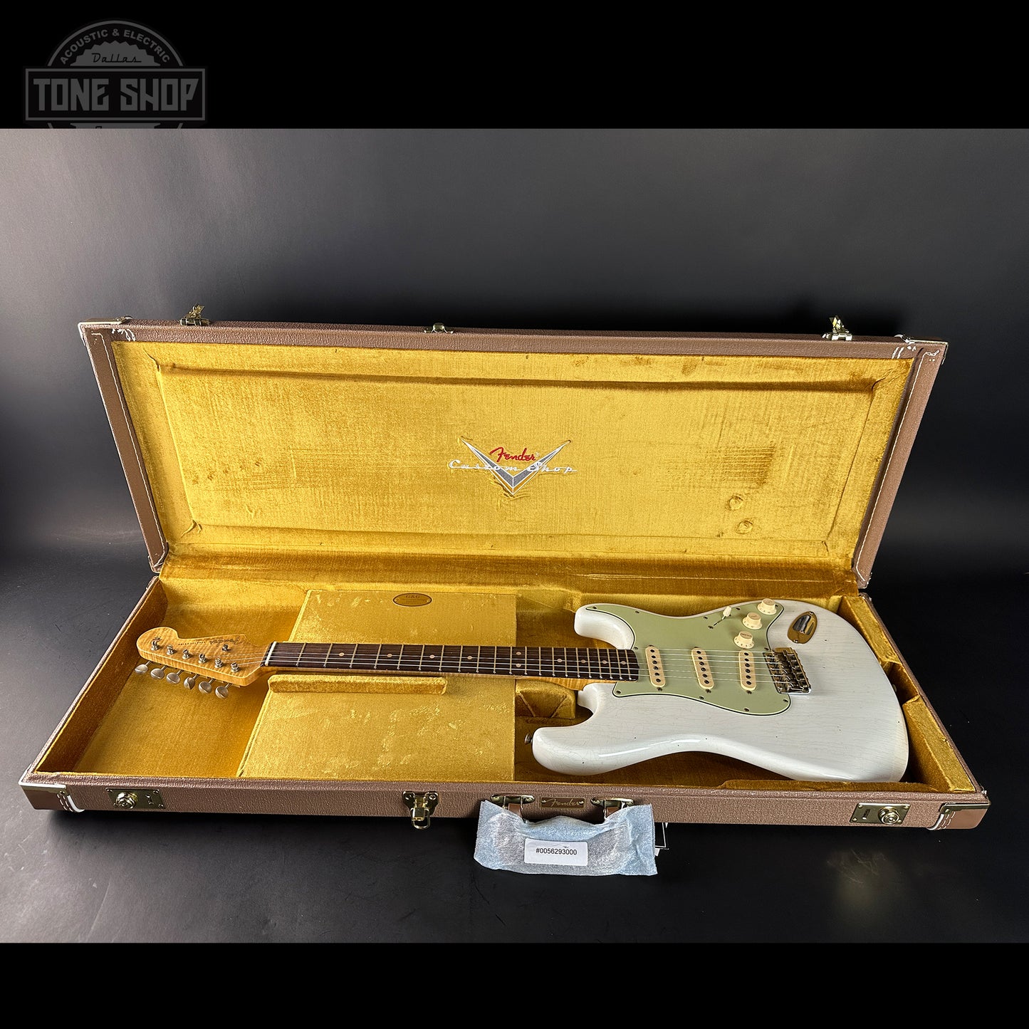 Fender Custom Shop TSG Exclusive ’63 Stratocaster Chambered Olympic White Journeyman Relic w/case CZ588746