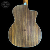 Back of body of Used Taylor 214ce-N Left Hand.