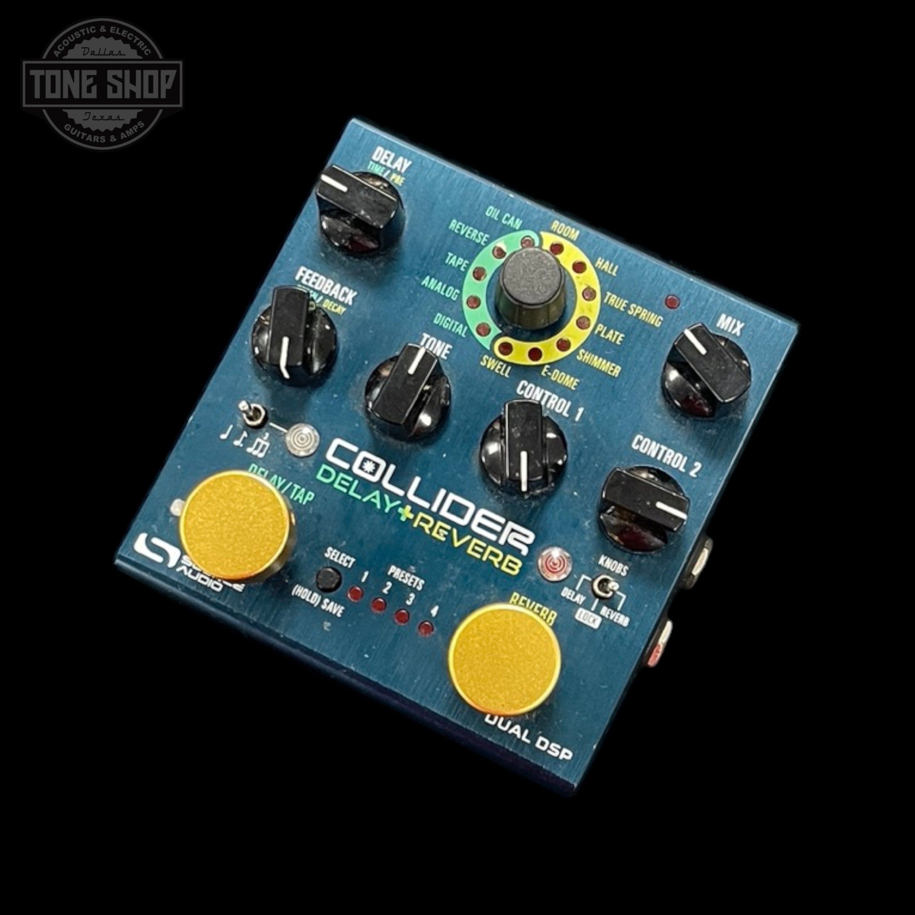 Used Source Audio Collider Delay & Reverb pedal w/box TSS7376