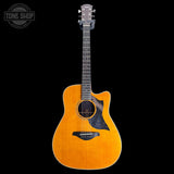 Full frontal of Used 2021 Yamaha A5R VN Acoustic Guitar.