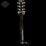 Back of headstock of Used Harley Benton SC450 Black TSS7412.