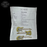 Spec sheet for Used 2021 Fender Mod Shop Stratocaster Blonde.