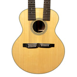 Front of body of Martin Grand J-28E DN Double Neck Natural w/case