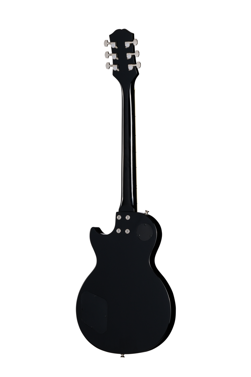 Back of Epiphone Les Paul Tribute Vintage Sunburst.