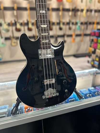Front of Used Gibson Midtown Standard Bass Black Sparkle TSS4034