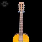 Headstock of Vintage 1971 Martin OO-21 Natural.