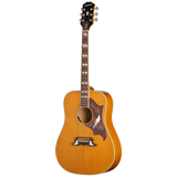 Full frontal of Epiphone Dove Studio Natural.