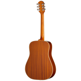 Back of Epiphone Hummingbird Studio Heritage Cherry Sunburst.