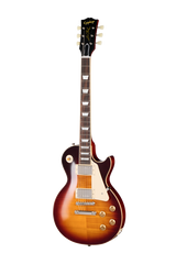 Full frontal of Epiphone 1959 Les Paul Standard Reissue Washed Bourbon Burst.