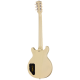 Back of Epiphone Inspired by Gibson Custom 1960 Les Paul Special Double Cut Reissue TV White.