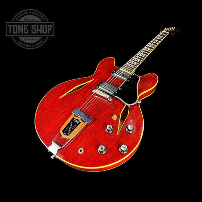 Front angle of Vintage 1966 Gibson Trini Lopez Cherry.