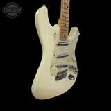 Front left angle of Used 1992 Fender Custom Shop Texas Stratocaster 06 of 20 TSS6877.