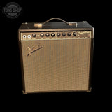 Front of Used Fender Champ 40 1x12 guitar amplifier TSS7386.