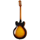 Back of Epiphone ES-335 Left Handed Vintage Sunburst.