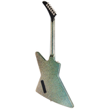 Back of Epiphone Lzzy Hale Explorer Custom Black Diamond Holographic Sparkle.