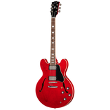 Full frontal of Gibson ES-335 60s Sixties Cherry.