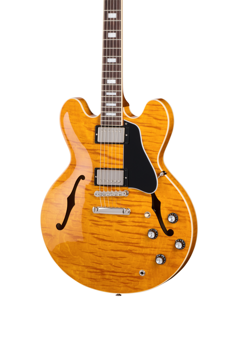 Gibson USA ES-335 Figured Honey Amber w/case – Tone Shop Guitars Gibson USA ES-335 Figured Honey Amber w/case – Tone Shop Guitars