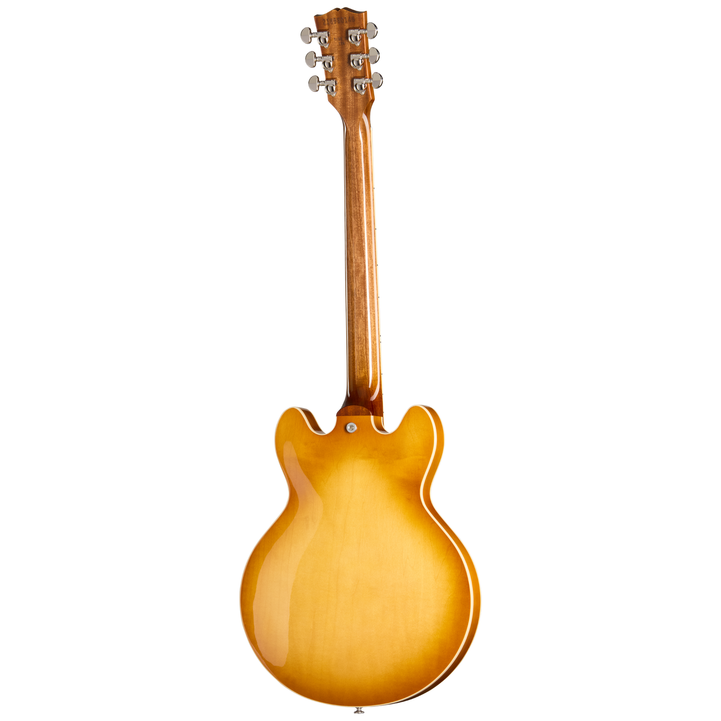 Back of Gibson USA ES 339 Honeyburst.