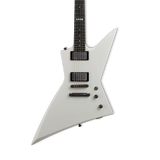 Front of ESP E-II EX Neck Thru Snow White.