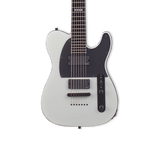 Front of ESP E-II TB-7 Baritone Snow White.