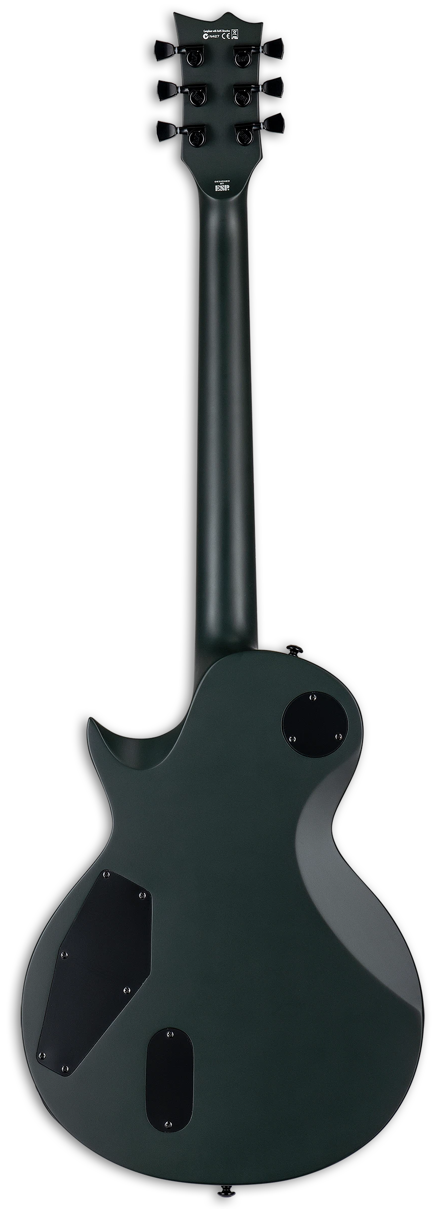 Back of ESP LTD EC-1000 Woodland Camo Satin.