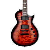 Front of ESP LTD EC-400 QM Vintage Burst.