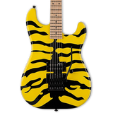 Front of ESP LTD George Lynch GL-200MT Yellow Tiger.