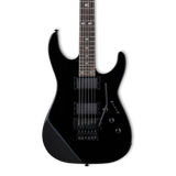 Front of ESP LTD Kirk Hammett KH-202 Black.