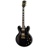 Full frontal of Gibson ES Supreme Ebony.