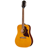Full frontal of Epiphone Hummingbird Tribute Antique Natural.