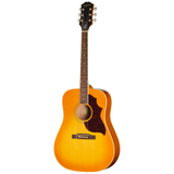 Full frontal of Epiphone Hummingbird Tribute Heritage Cherry Sunburst.