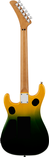 Back of EVH 5150 Series Deluxe QM Baked Maple Limeade Zest.